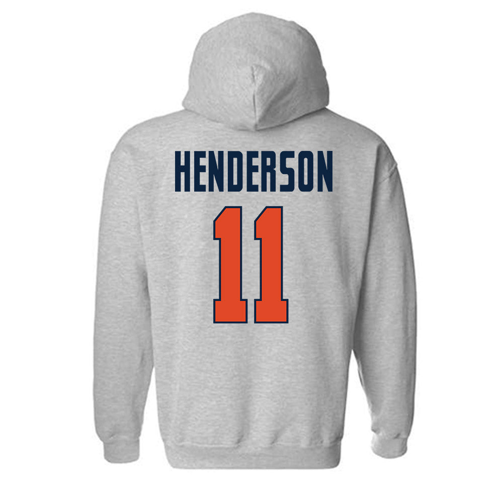 UTSA - NCAA Football : Will Henderson - Classic Shersey Hooded Sweatshirt-1
