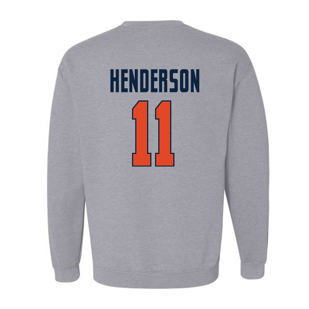 UTSA - NCAA Football : Will Henderson - Classic Shersey Crewneck Sweatshirt-1