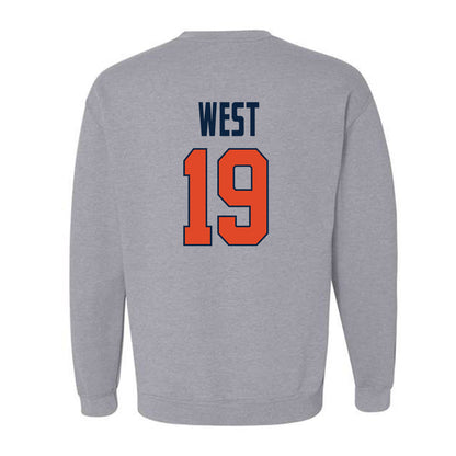 UTSA - NCAA Football : Tyrone West - Classic Shersey Crewneck Sweatshirt-1