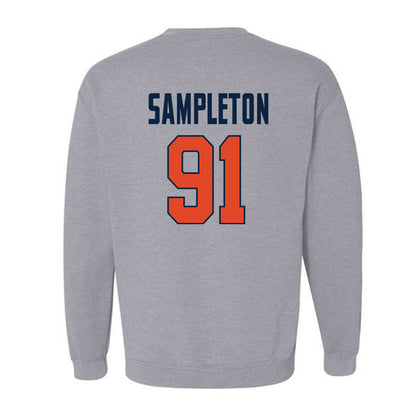 UTSA - NCAA Football : Jusiah Sampleton - Classic Shersey Crewneck Sweatshirt-1