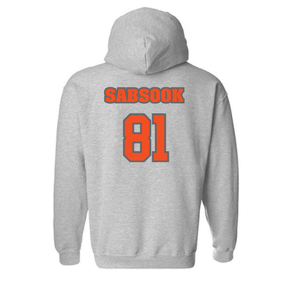 UTRGV - NCAA Football : Christian Sabsook - Classic Shersey Hooded Sweatshirt-1