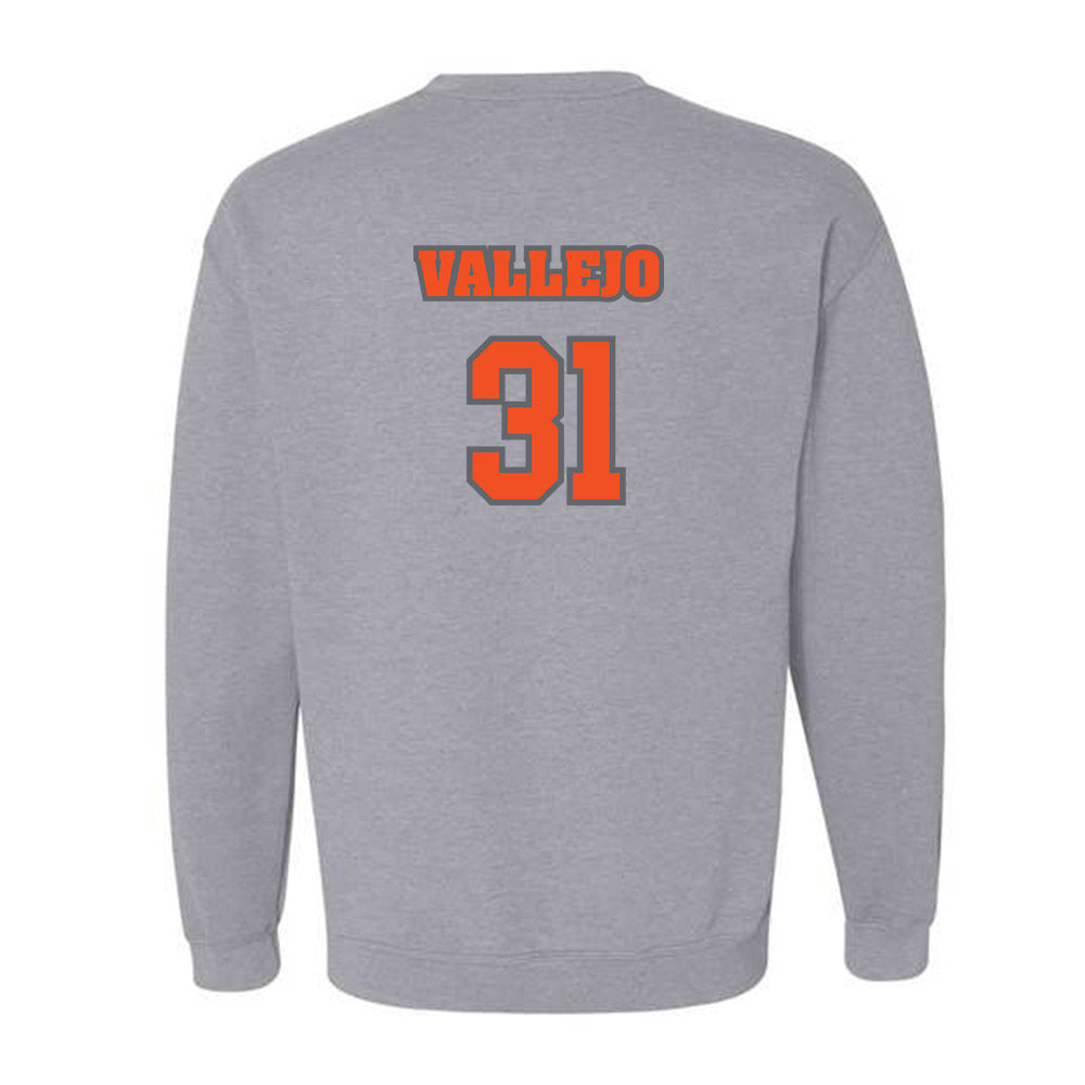 UTRGV - NCAA Baseball : Carlos Vallejo - Classic Shersey Crewneck Sweatshirt-1