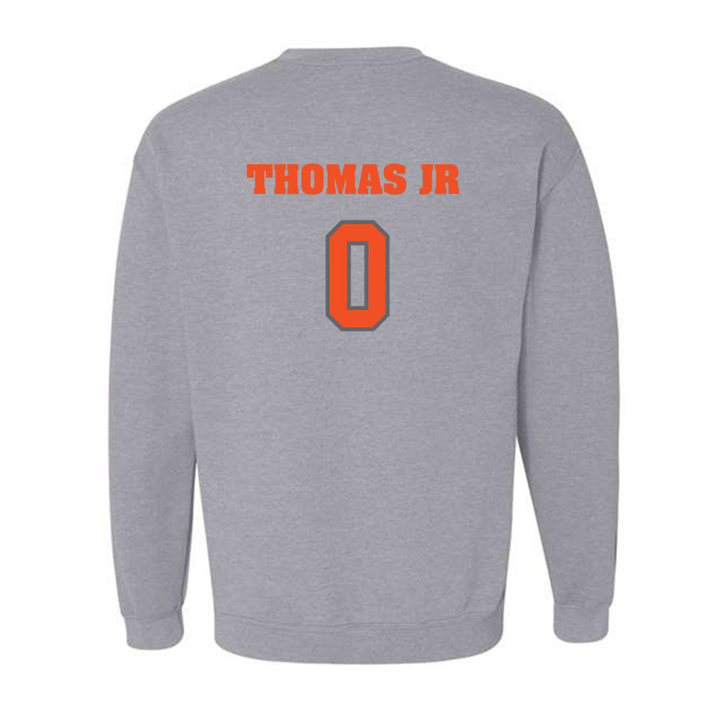 UTRGV - NCAA Football : Clint Thomas Jr - Classic Shersey Crewneck Sweatshirt-1