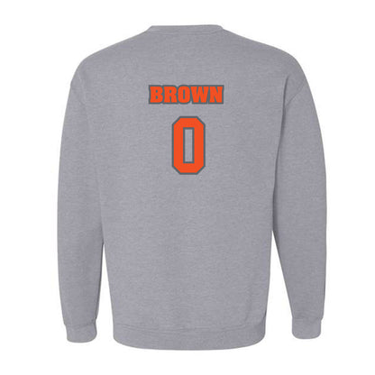 UTRGV - NCAA Men's Basketball : Tjohnn Brown - Classic Shersey Crewneck Sweatshirt-1