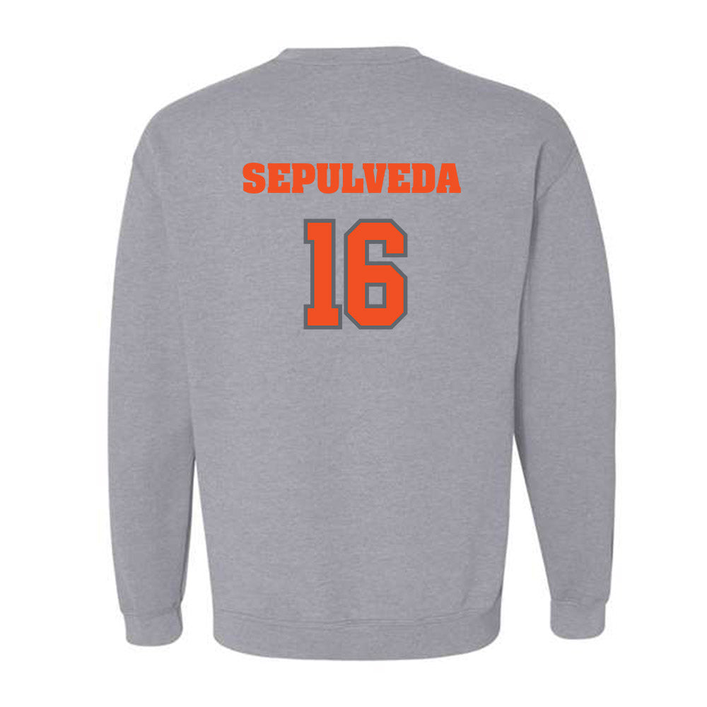 UTRGV - NCAA Baseball : Stephen Sepulveda - Classic Shersey Crewneck Sweatshirt-1