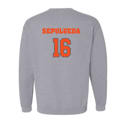 UTRGV - NCAA Baseball : Stephen Sepulveda - Classic Shersey Crewneck Sweatshirt-1