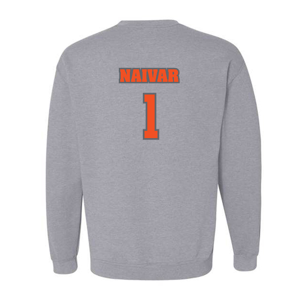 UTRGV - NCAA Football : Gunner Naivar - Classic Shersey Crewneck Sweatshirt-1
