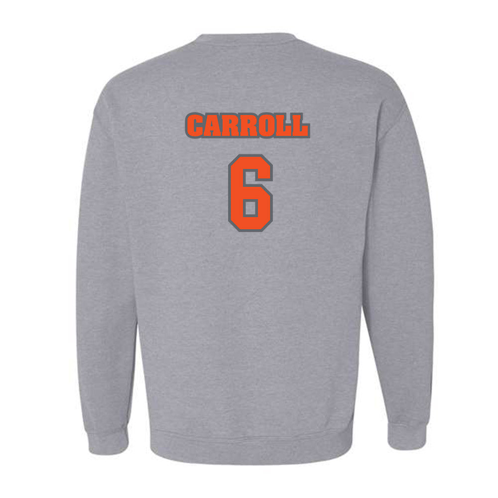 UTRGV - NCAA Football : Brennan Carroll - Classic Shersey Crewneck Sweatshirt-1