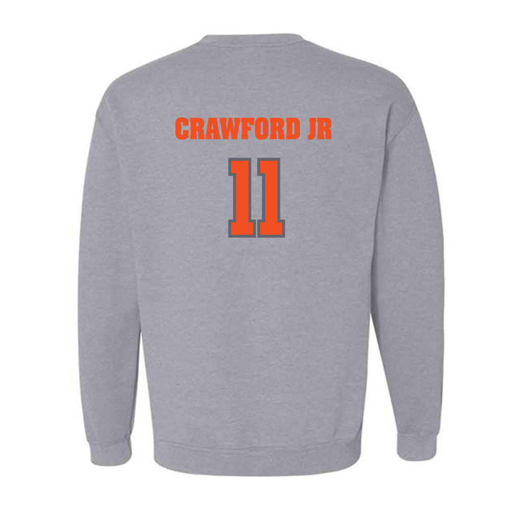 UTRGV - NCAA Men's Basketball : Bobby Crawford Jr - Classic Shersey Crewneck Sweatshirt-1