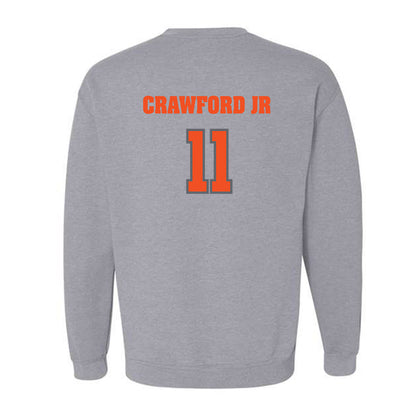 UTRGV - NCAA Men's Basketball : Bobby Crawford Jr - Classic Shersey Crewneck Sweatshirt-1