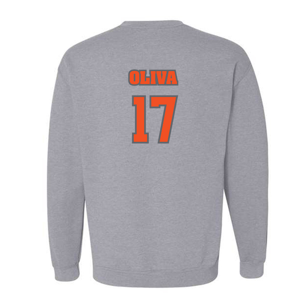 UTRGV - NCAA Baseball : Steven Oliva - Classic Shersey Crewneck Sweatshirt-1