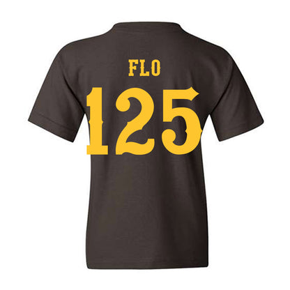 Wyoming - NCAA Wrestling : Cael Flo - Classic Shersey Youth T-Shirt-1