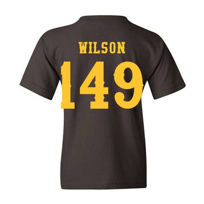 Wyoming - NCAA Wrestling : Dominic Wilson - Classic Shersey Youth T-Shirt-1