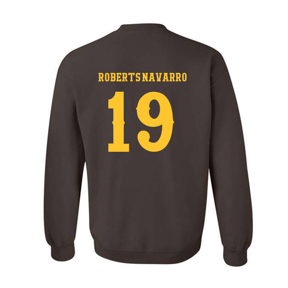 Wyoming - NCAA Women's Volleyball : Senna Roberts-Navarro - Classic Shersey Crewneck Sweatshirt-1