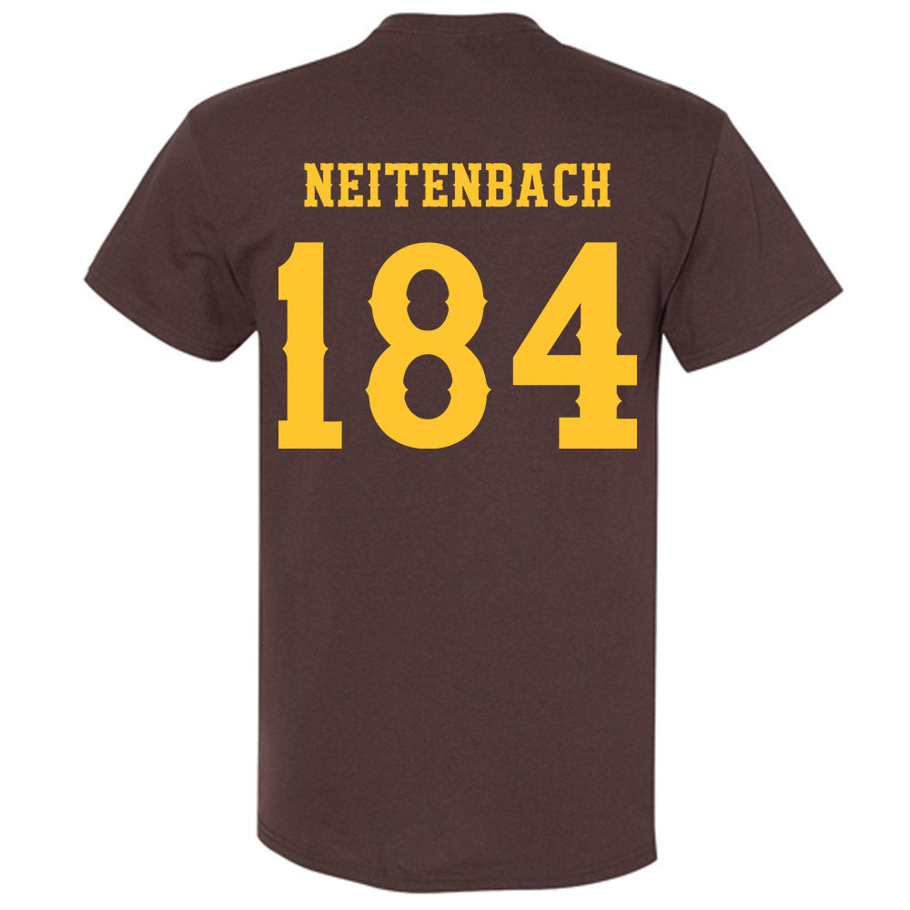 Wyoming - NCAA Wrestling : Eddie Neitenbach - Classic Shersey T-Shirt-1