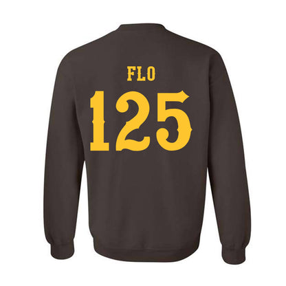 Wyoming - NCAA Wrestling : Cael Flo - Classic Shersey Crewneck Sweatshirt-1