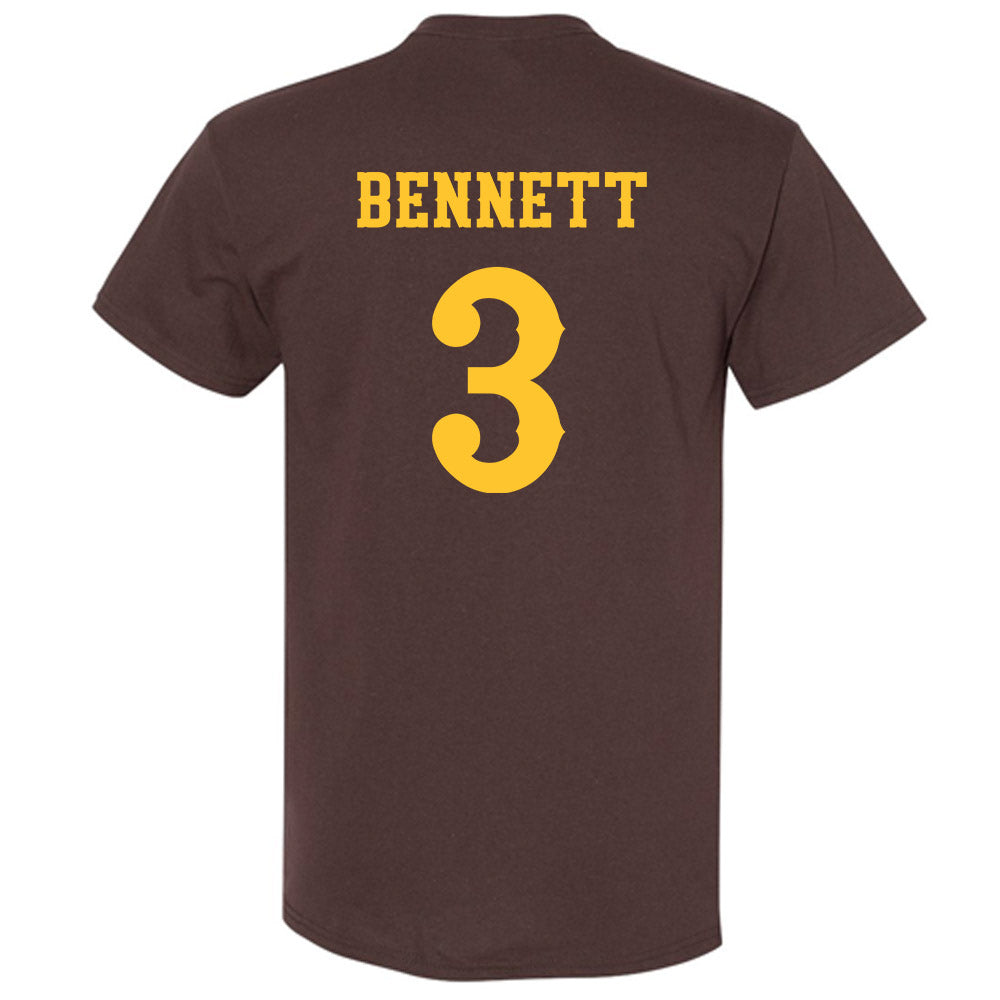 Wyoming - NCAA Men's Basketball : Khaden Bennett - Classic Shersey T-Shirt-1