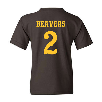 Wyoming - NCAA Football : Anthony Beavers - Classic Shersey Youth T-Shirt-1