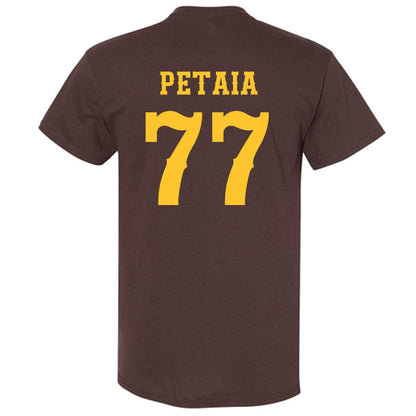Wyoming - NCAA Football : Josiah Petaia - Classic Shersey T-Shirt-1