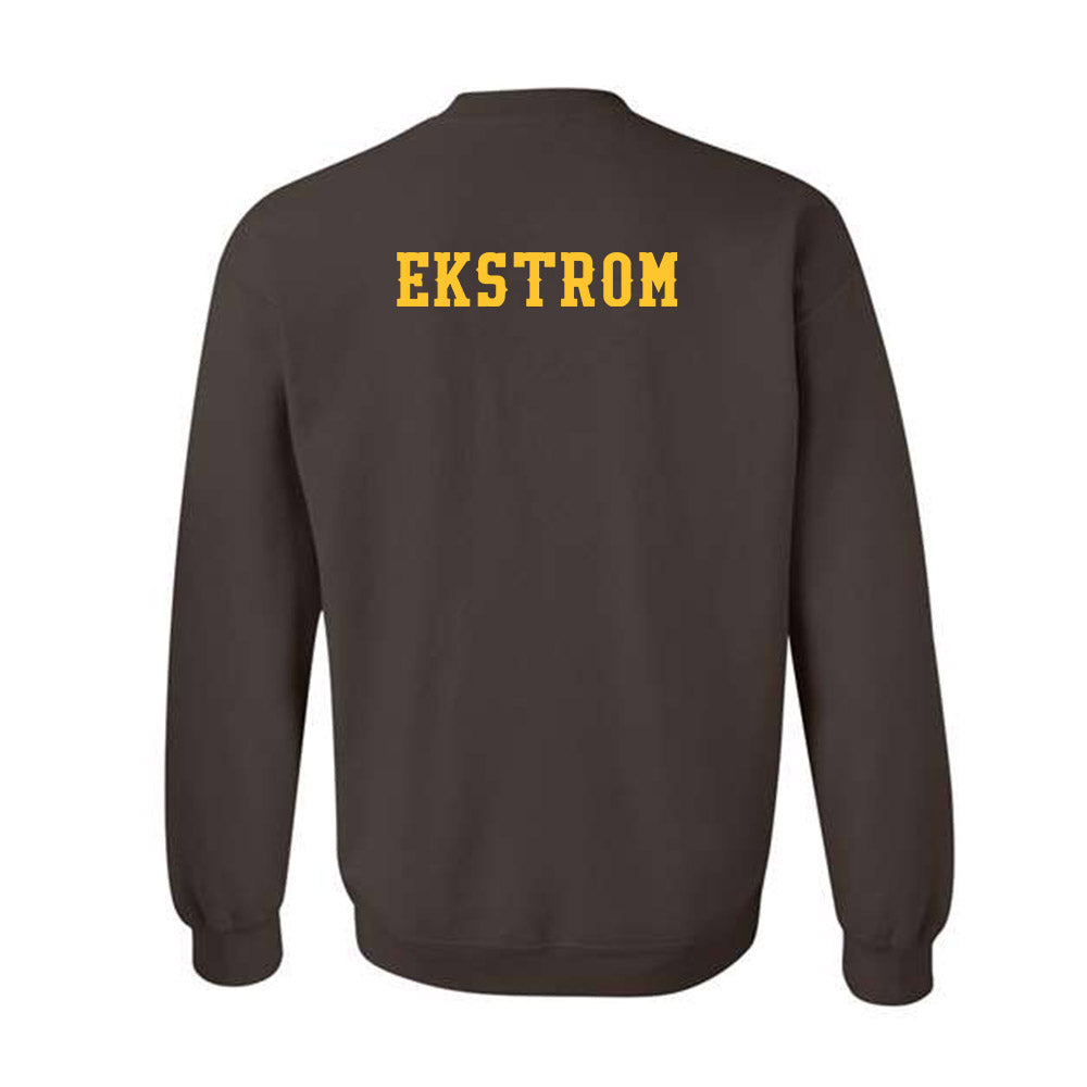 Wyoming - NCAA Men's Track & Field : Bradley Ekstrom - Classic Shersey Crewneck Sweatshirt-1