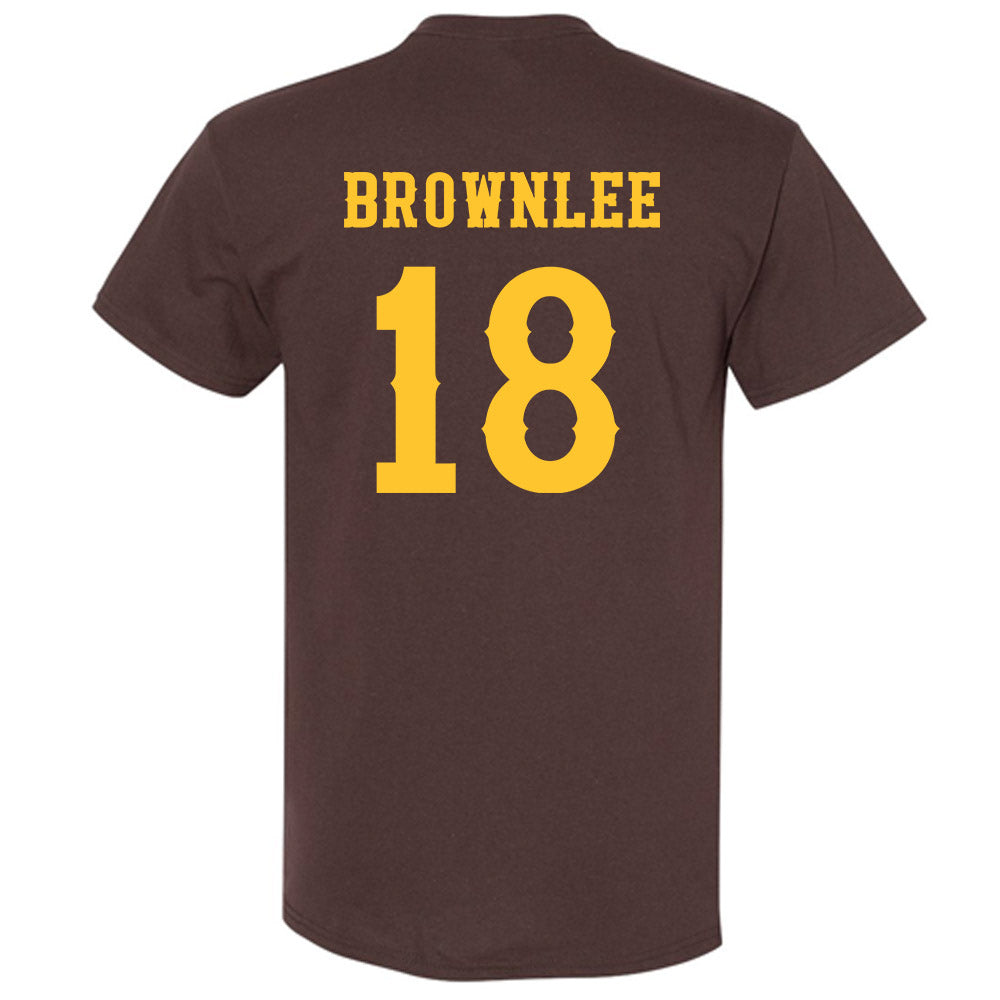 Wyoming - NCAA Football : Da'Marion Brownlee - Classic Shersey T-Shirt-1