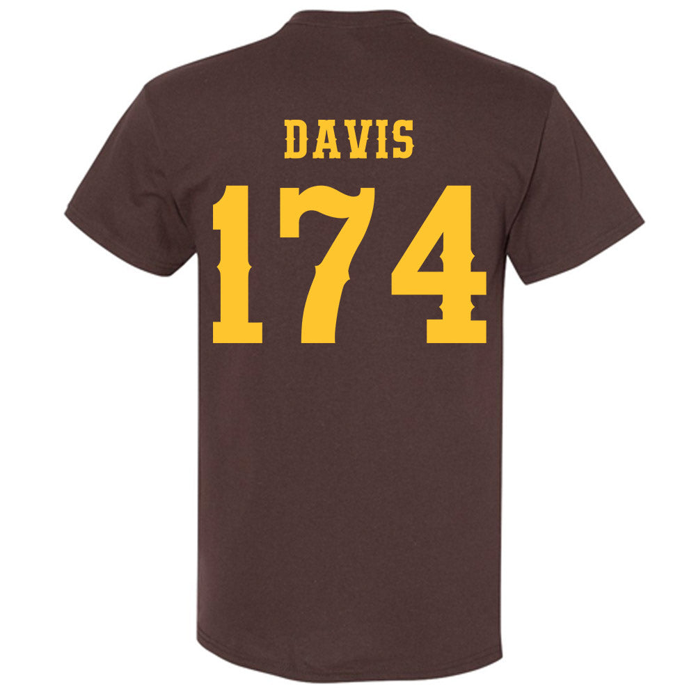 Wyoming - NCAA Wrestling : Riley Davis - Classic Shersey T-Shirt-1