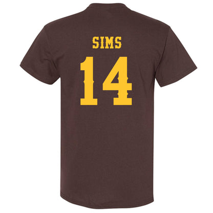 Wyoming - NCAA Football : Landon Sims - Classic Shersey T-Shirt-1