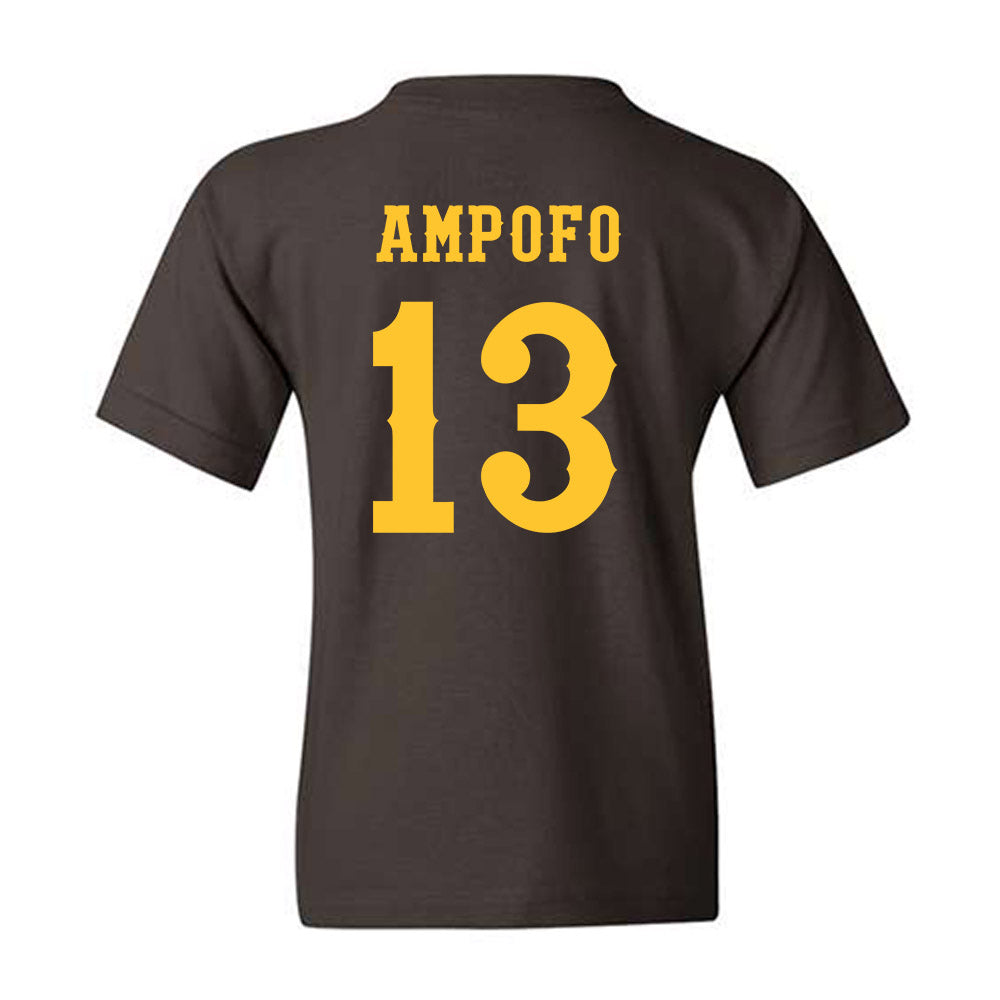 Wyoming - NCAA Football : Elvin Ampofo - Classic Shersey Youth T-Shirt-1