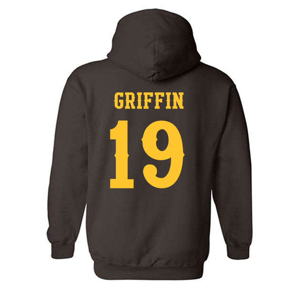 Wyoming - NCAA Football : Kendall Griffin - Classic Shersey Hooded Sweatshirt-1