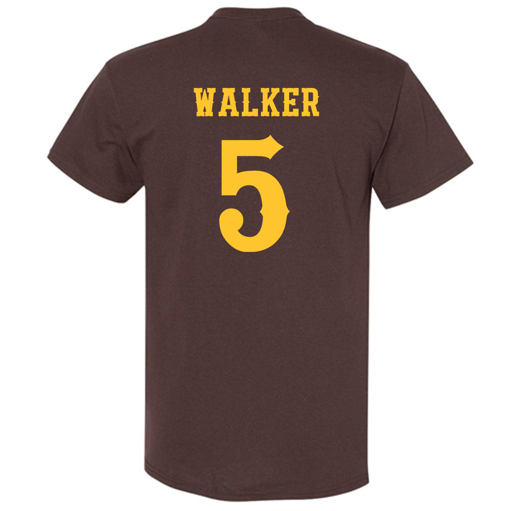 Wyoming - NCAA Men's Basketball : Leland Walker - Classic Shersey T-Shirt-1