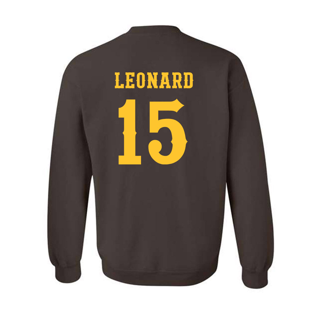 Wyoming - NCAA Football : David Leonard - Classic Shersey Crewneck Sweatshirt
