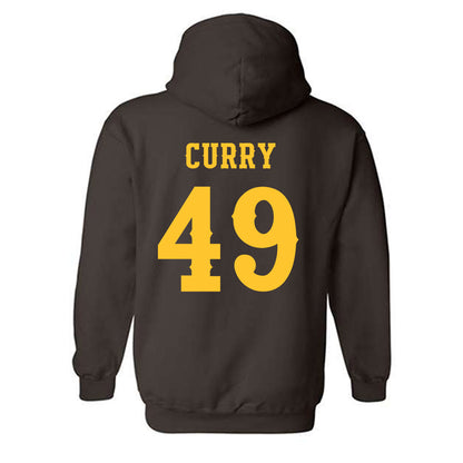 Wyoming - NCAA Football : Nathan Curry - Classic Shersey Hooded Sweatshirt-1