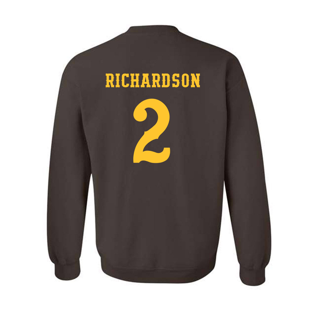 Wyoming - NCAA Football : Eric Richardson - Classic Shersey Crewneck Sweatshirt-1