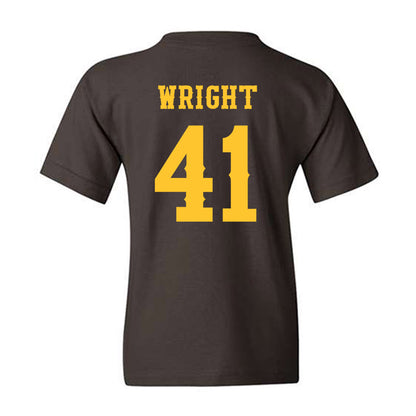 Wyoming - NCAA Football : Mason Wright - Classic Shersey Youth T-Shirt-1