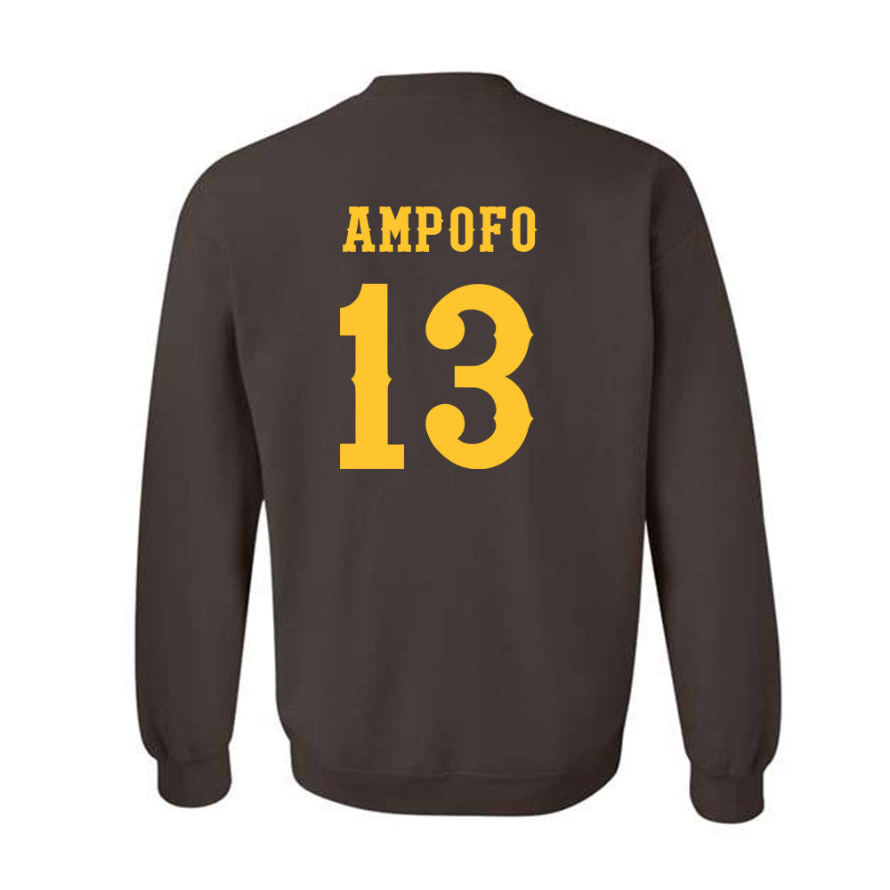 Wyoming - NCAA Football : Elvin Ampofo - Classic Shersey Crewneck Sweatshirt-1
