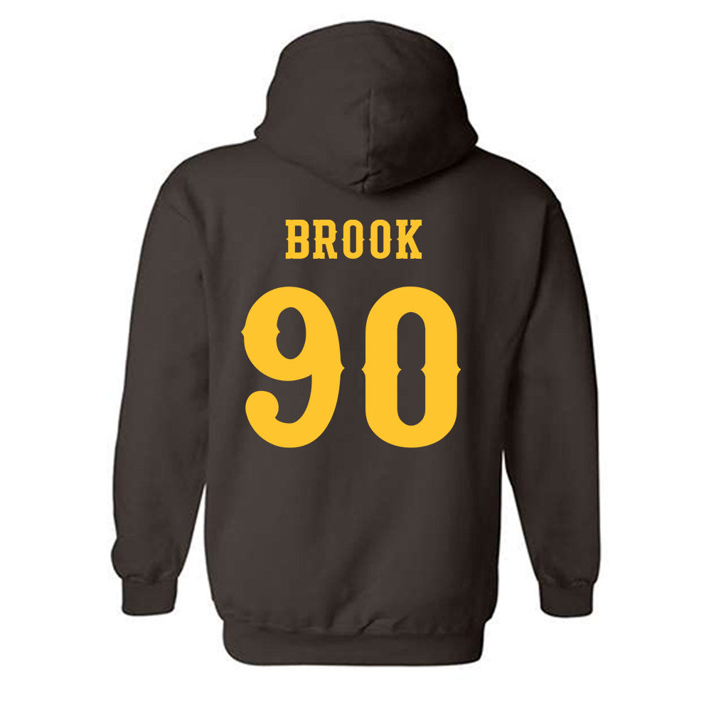 Wyoming - NCAA Football : Cade Brook - Classic Shersey Hooded Sweatshirt-1