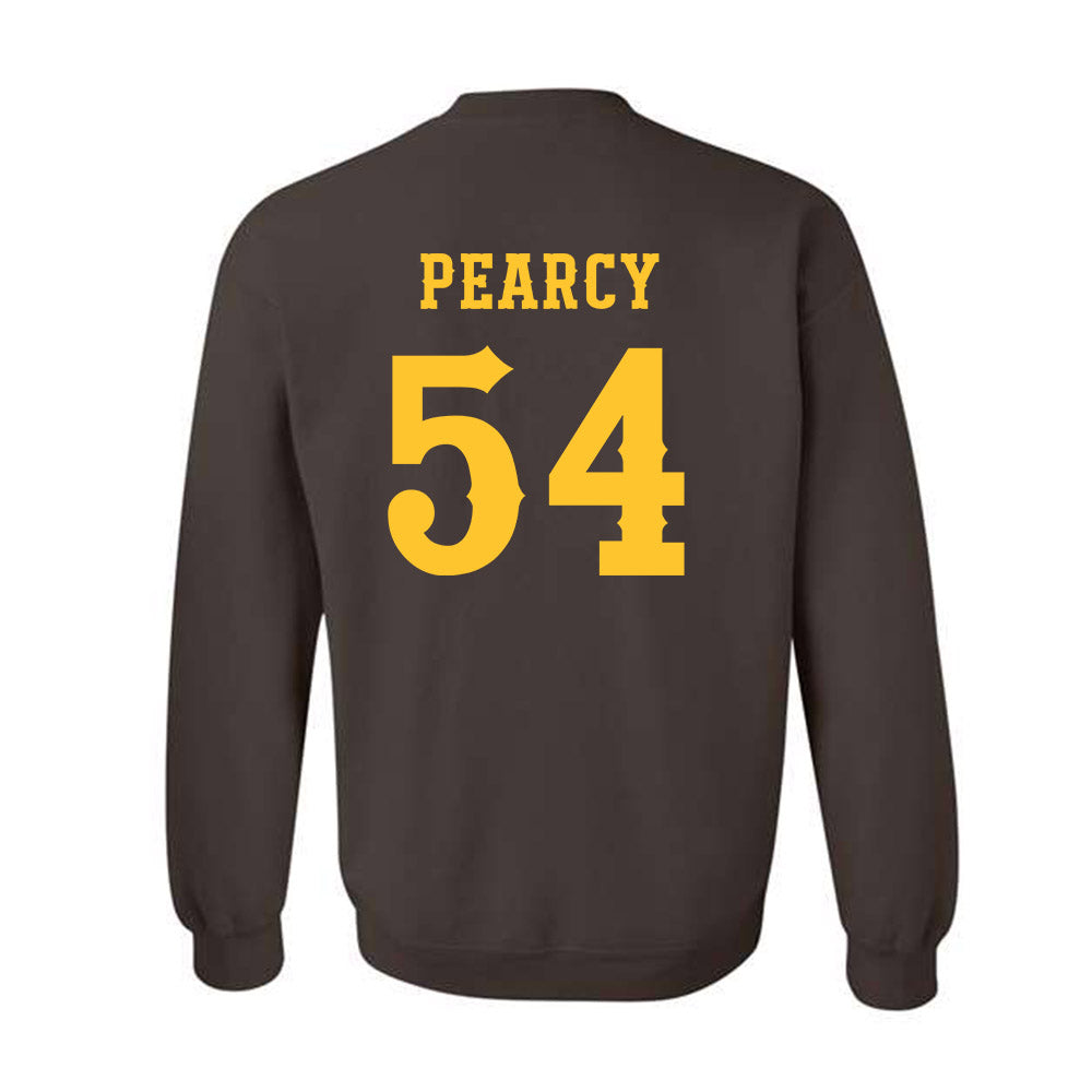Wyoming - NCAA Football : Jonathan Pearcy - Classic Shersey Crewneck Sweatshirt-1