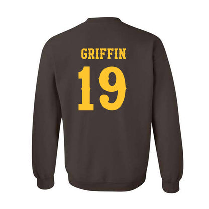 Wyoming - NCAA Football : Kendall Griffin - Classic Shersey Crewneck Sweatshirt-1