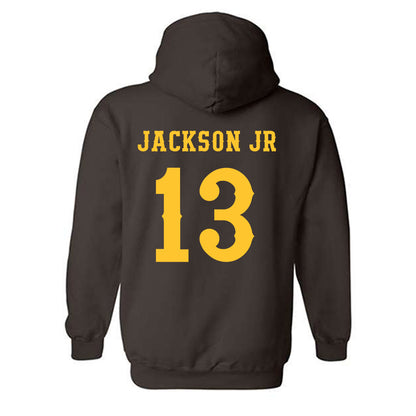 Wyoming - NCAA Football : Pierre Jackson Jr - Classic Shersey Hooded Sweatshirt-1