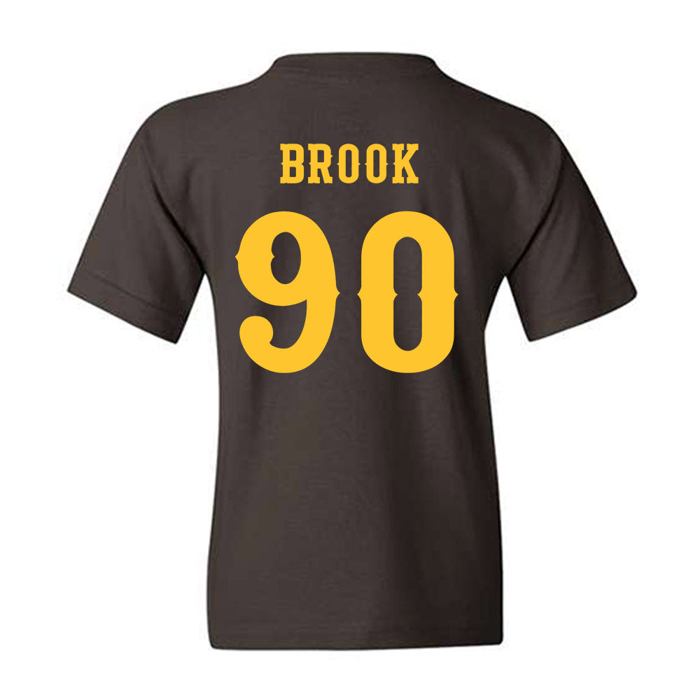 Wyoming - NCAA Football : Cade Brook - Classic Shersey Youth T-Shirt-1