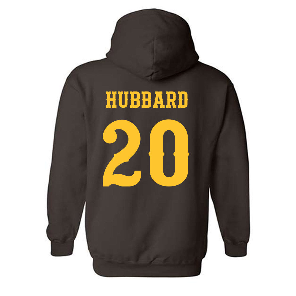 Wyoming - NCAA Football : Diore Hubbard - Classic Shersey Hooded Sweatshirt-1