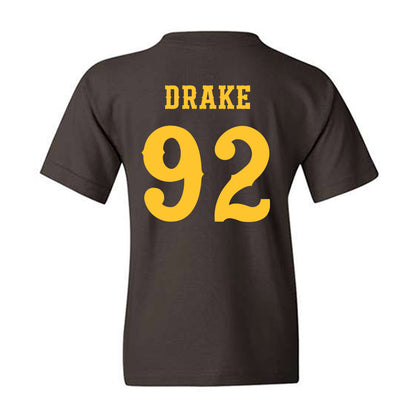 Wyoming - NCAA Football : Dante Drake - Classic Shersey Youth T-Shirt-1