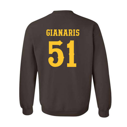 Wyoming - NCAA Football : Thaddeus Gianaris - Classic Shersey Crewneck Sweatshirt-1