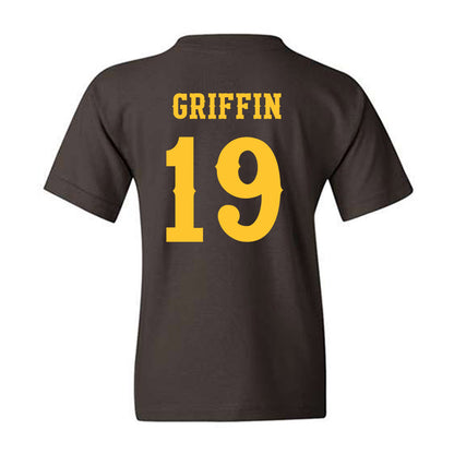 Wyoming - NCAA Football : Kendall Griffin - Classic Shersey Youth T-Shirt-1