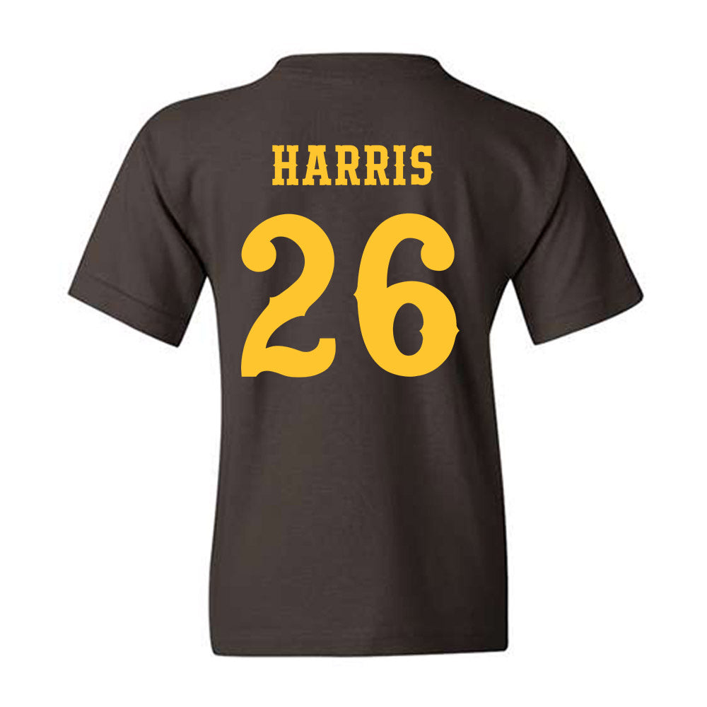 Wyoming - NCAA Football : Samuel Harris - Classic Shersey Youth T-Shirt-1