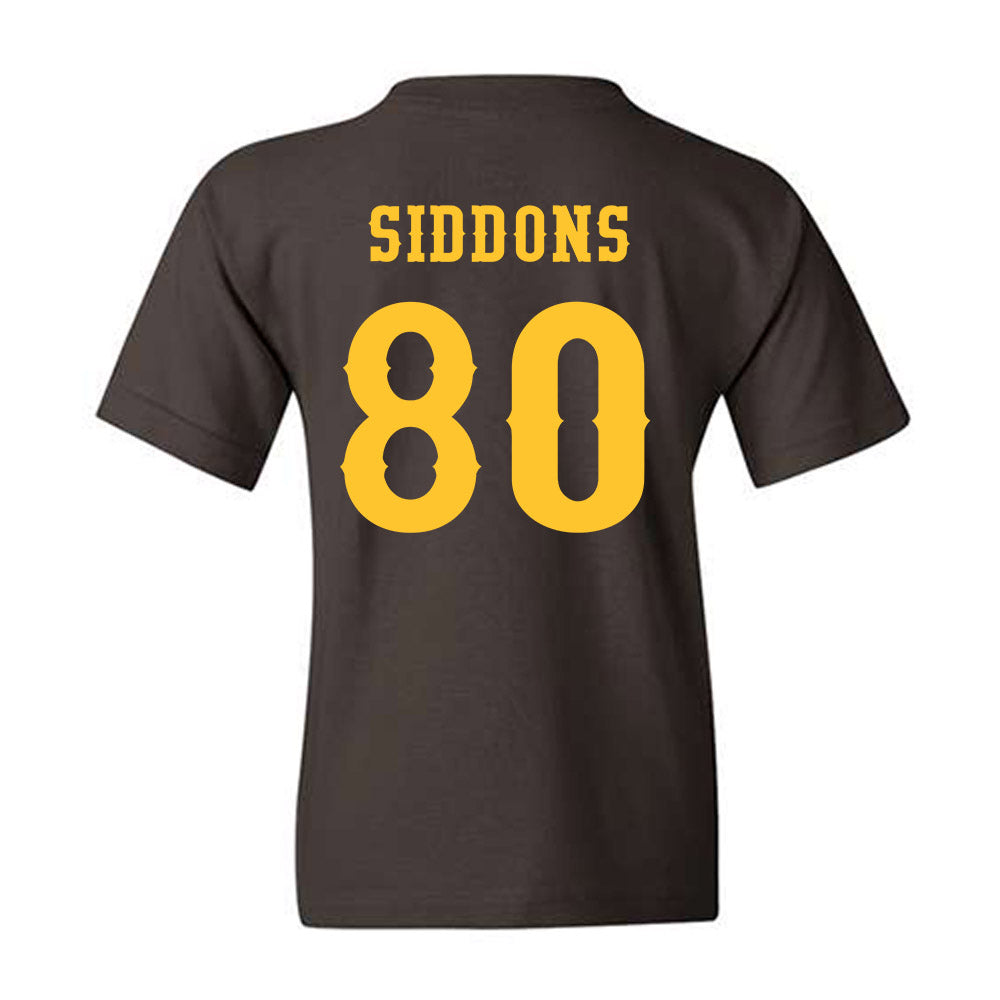 Wyoming - NCAA Football : Tyler Siddons - Classic Shersey Youth T-Shirt-1