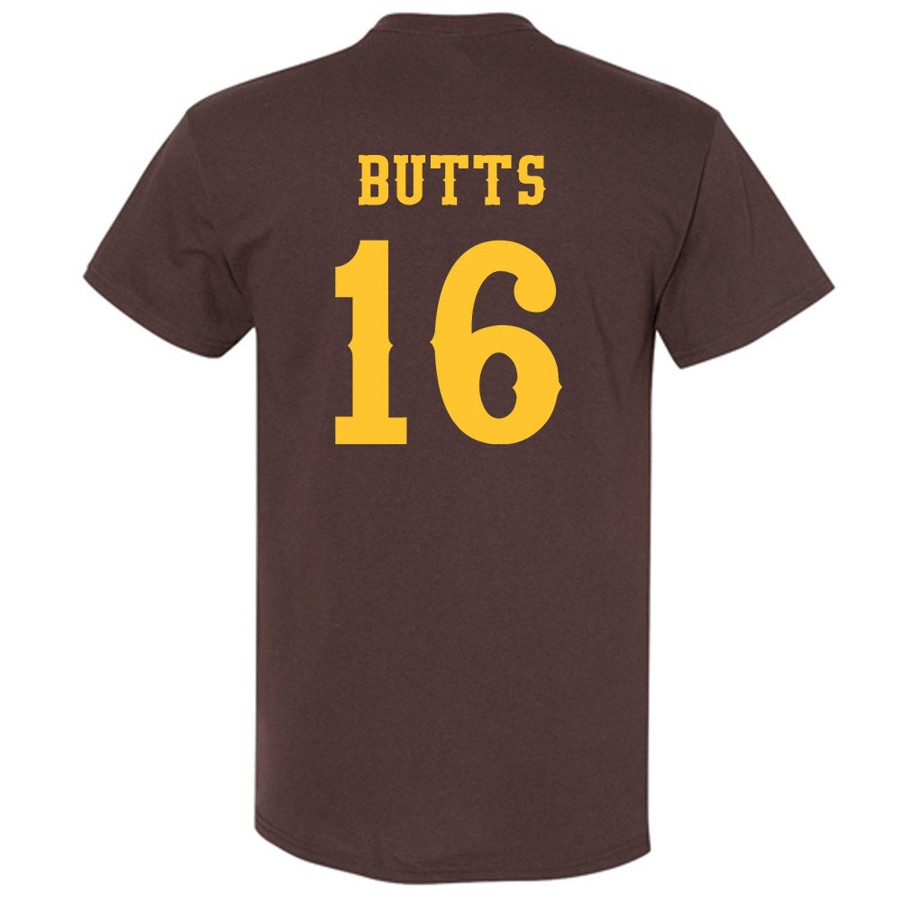 Wyoming - NCAA Football : Karson Butts - Classic Shersey T-Shirt-1