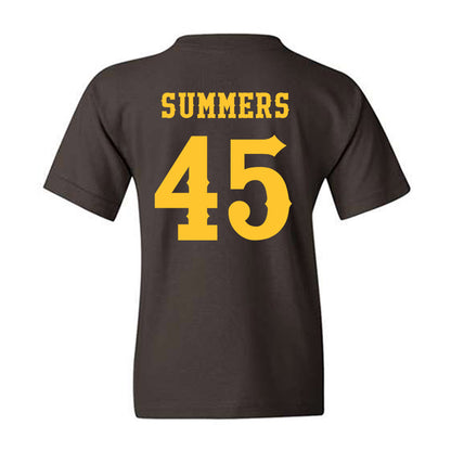 Wyoming - NCAA Men's Basketball : Neil Summers - Classic Shersey Youth T-Shirt-1