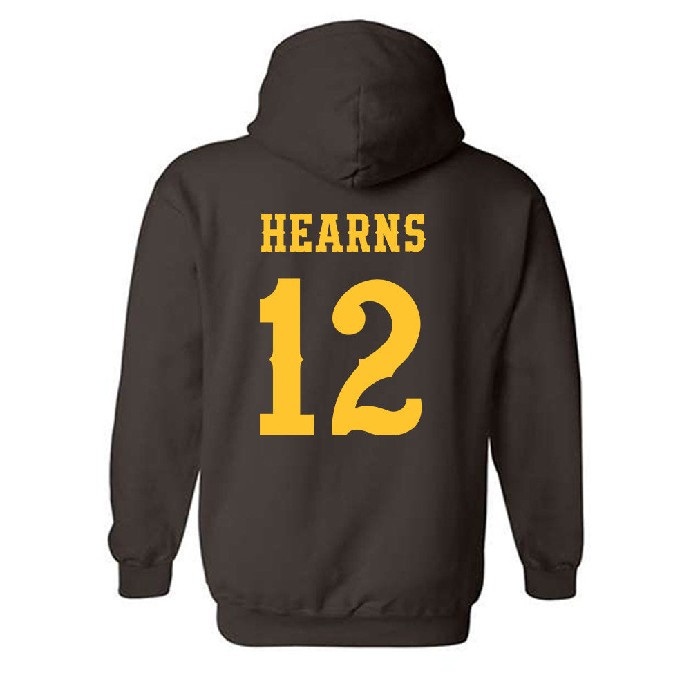 Wyoming - NCAA Football : Desman Hearns - Classic Shersey Hooded Sweatshirt-1