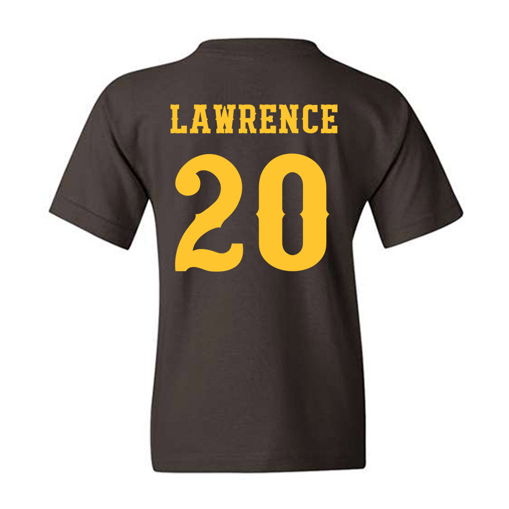 Wyoming - NCAA Football : Jaden Lawrence - Classic Shersey Youth T-Shirt-1